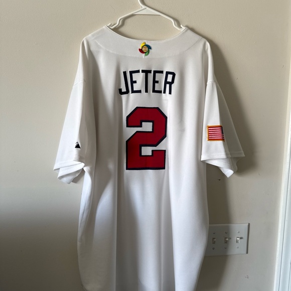 Majestic USA White Baseball Jersey - Picture 6 of 6